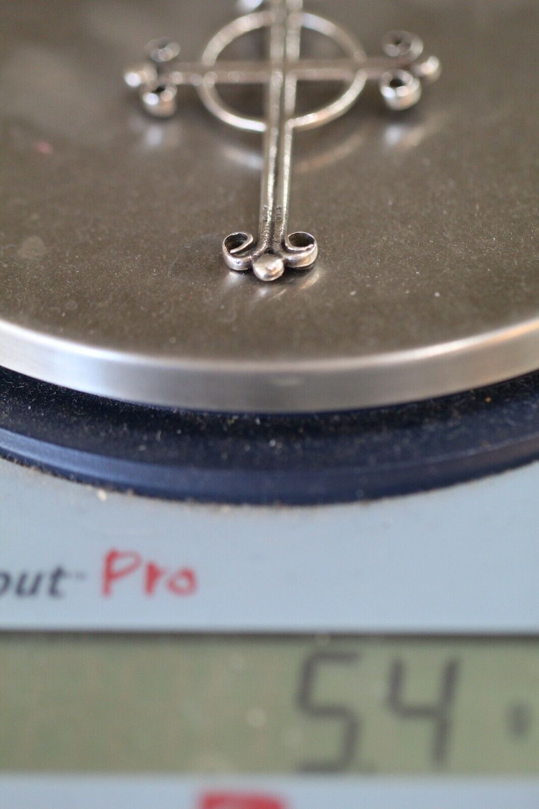 RARE - RETIRED 2" James Avery Fancy Wire Celtic Cross Sterling Silver 70’s