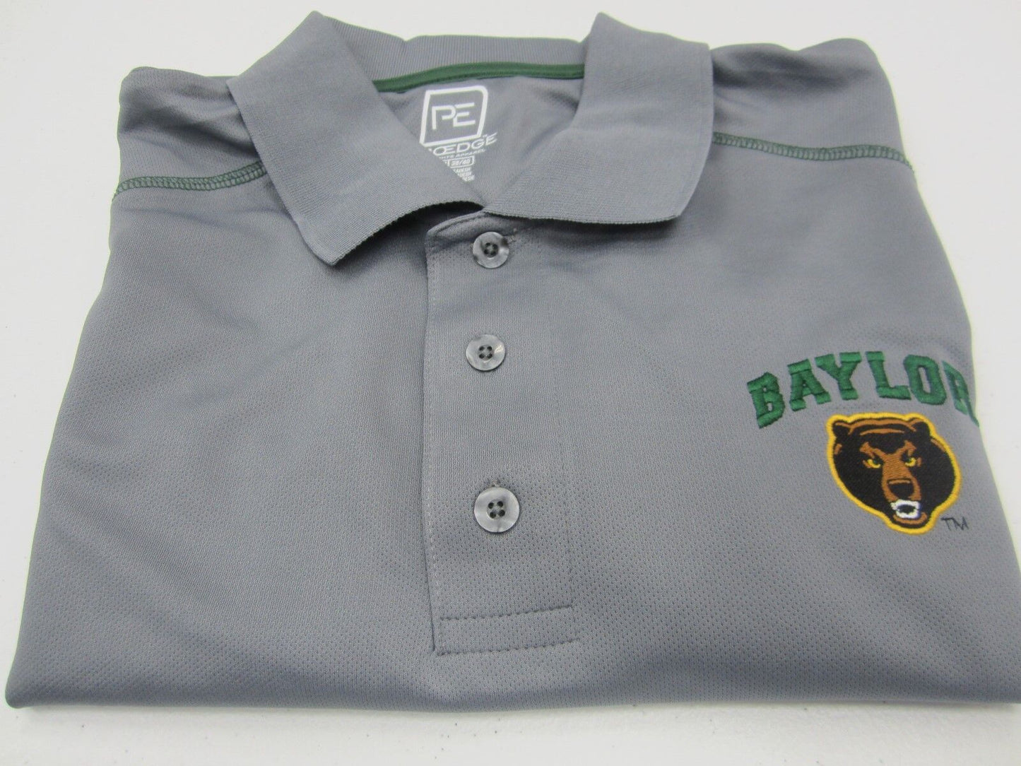 NEW Baylor University Unisex Medium Logo Polo Shirt NWT Proedge 38/40