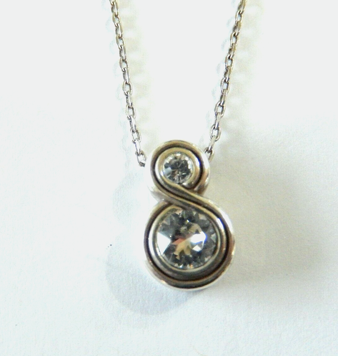 *RETIRED* Brighton Twinkle Pendant Crystal Gold & Silver Necklace