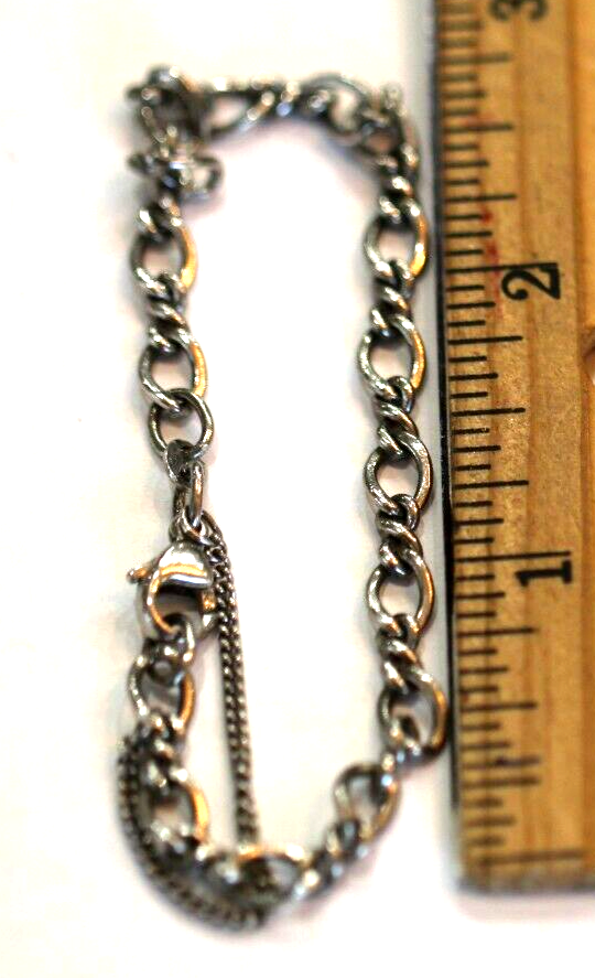 James Avery MEDIUM TWIST CHARM BRACELET Sterling Silver 7 1/4" med