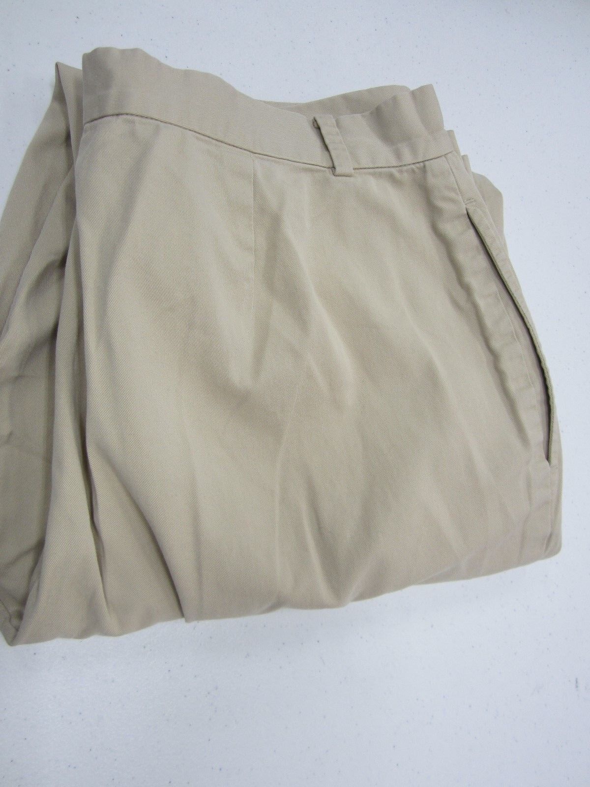 NICE Lauren Active Ralph Lauren Khaki Pants 98% Cotton Size 10 x 29.5"L