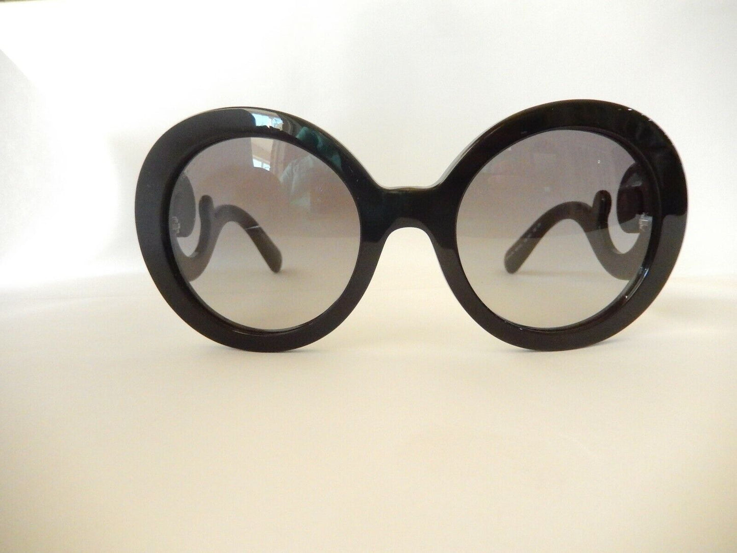 NEW PRADA VPR SPR 27N 55 22 1AB-3M1 135 2N BLACK AUTHENTIC SUNGLASSES