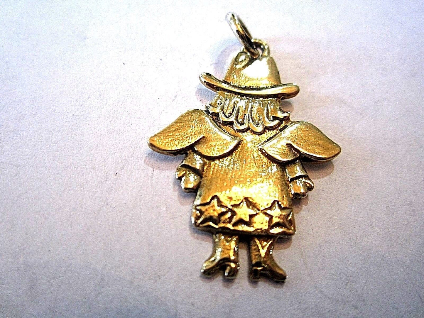 Jeep Collins Brass Pendant Women Guardian Angel Cowgirl Jewelry Nice