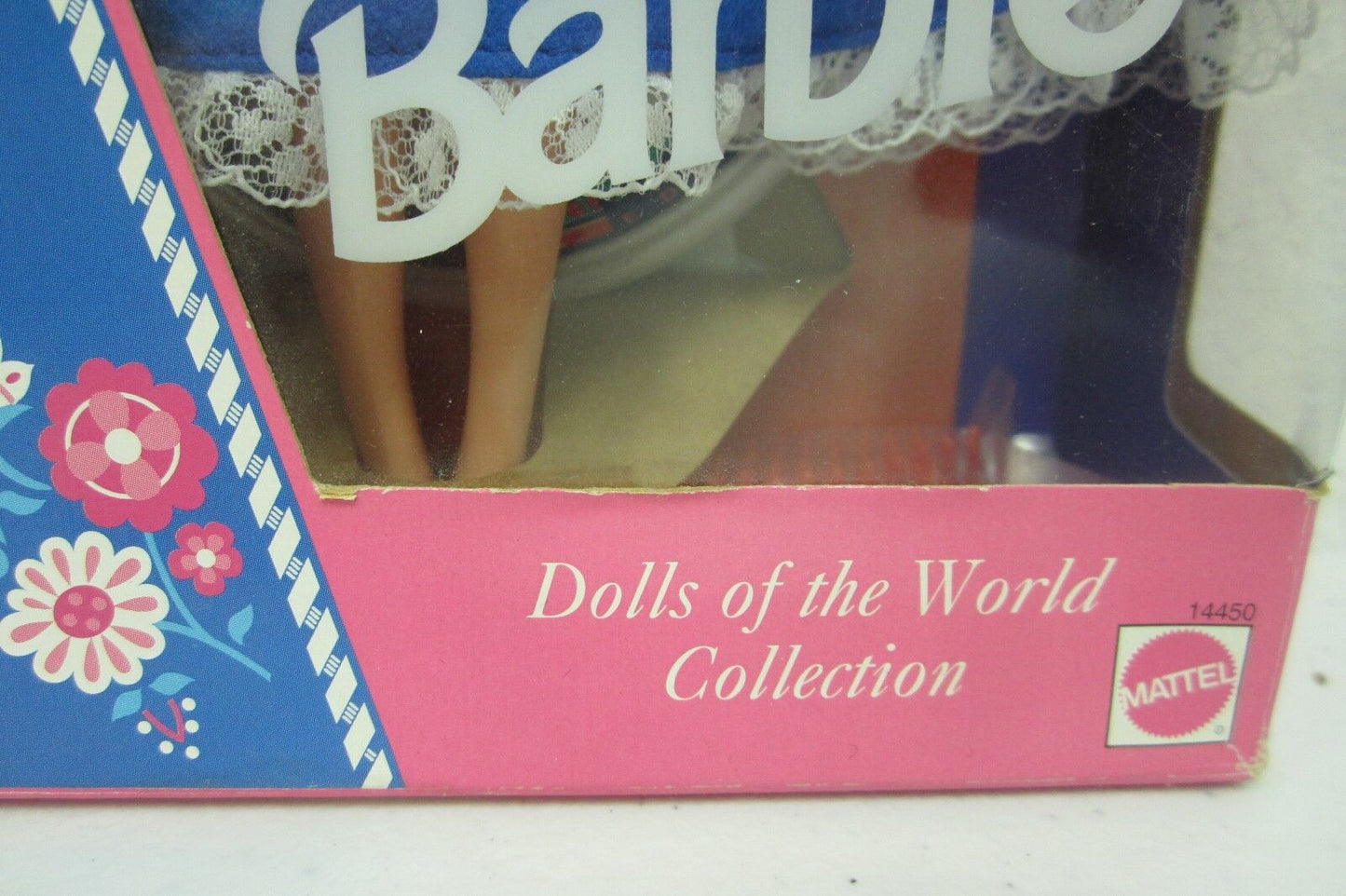*NRFB* NEW NORWEGIAN BARBIE ~ DOLLS OF THE WORLD 1995 #14450~NIB
