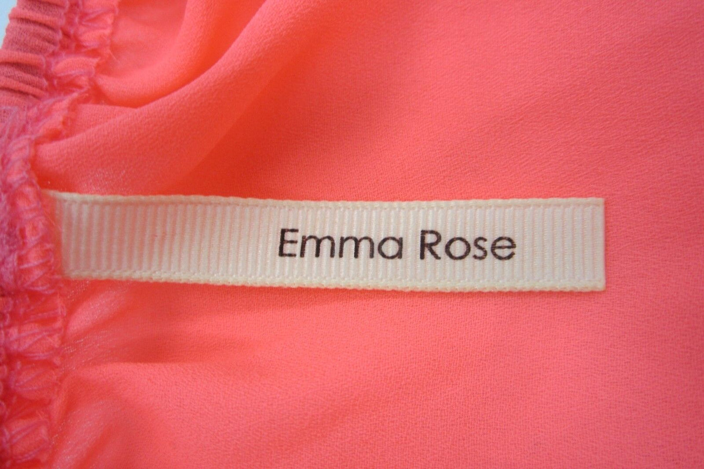 NWOT Emma Rose Womens Top SUPER CUTE Style 3/4 Sleeve Ruffle Tunic Pullon Size S
