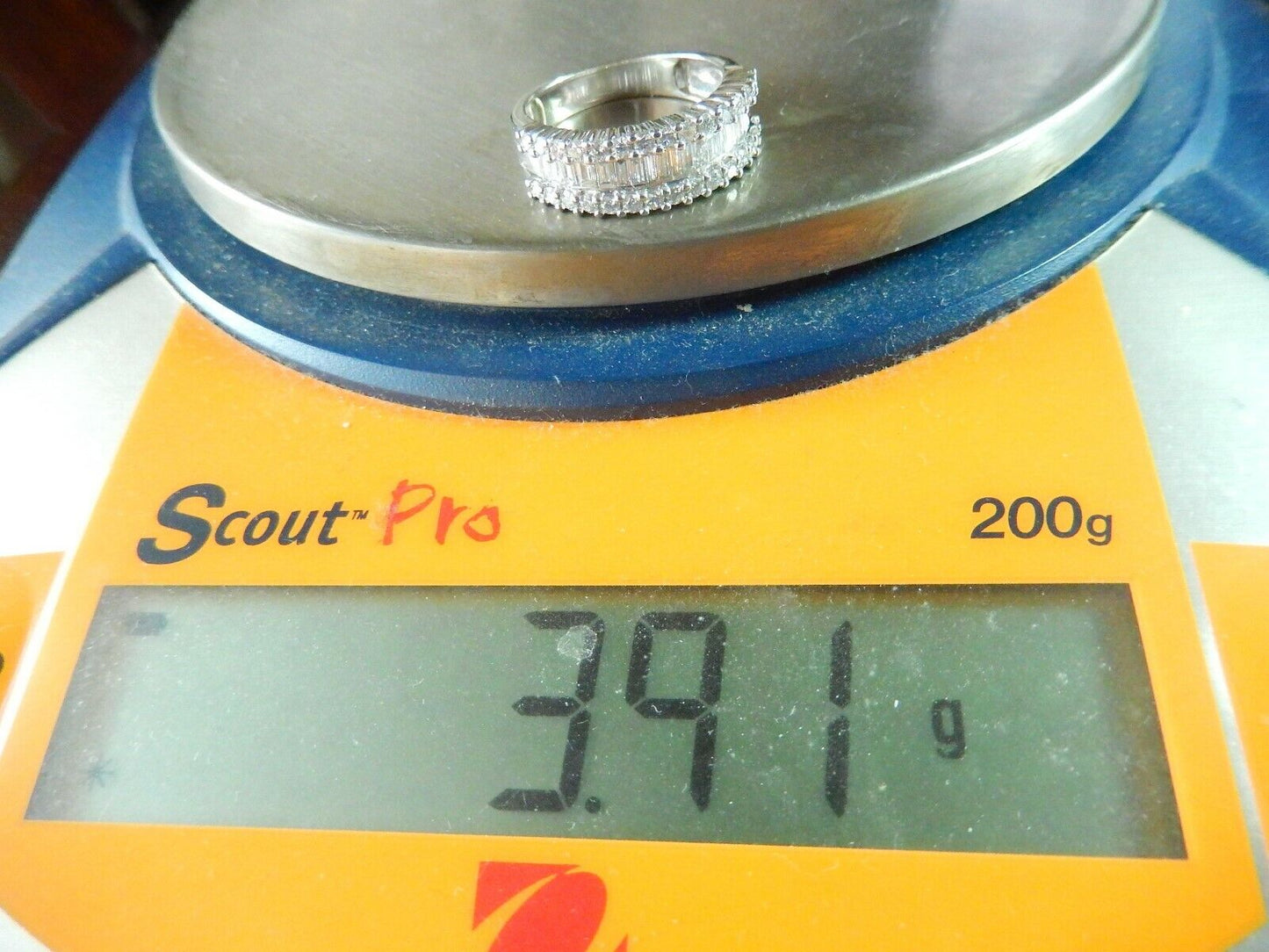 1CT Natural VS Diamond Bridal Wedding Engagement Ring Band 14K White Gold Sz 7.5
