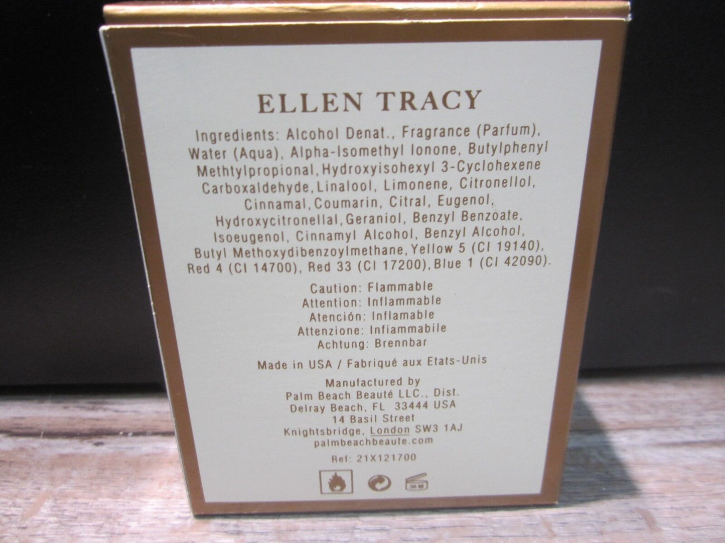 ELLEN TRACY ~ ELLEN TRACY EAU DE PARFUM SPRAY ~ 1.7 OZ BOXED