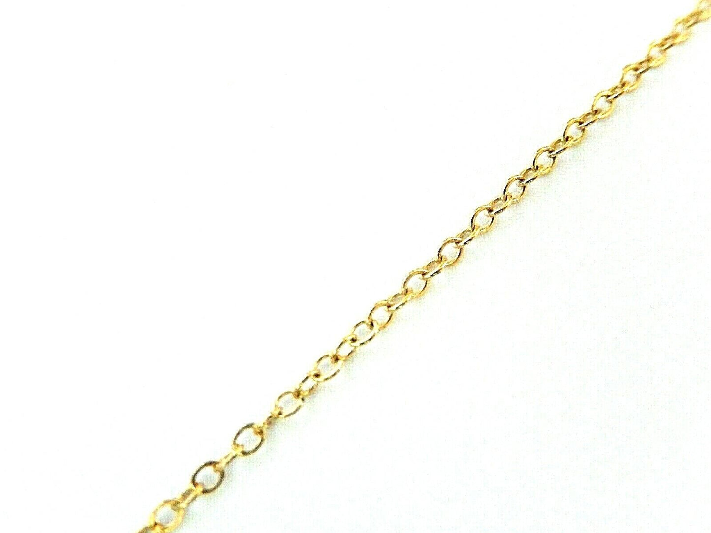 *VINTAGE* 10k Yellow Gold Natural Emerald and Diamond Cross w/ 14K YG 18" Chain