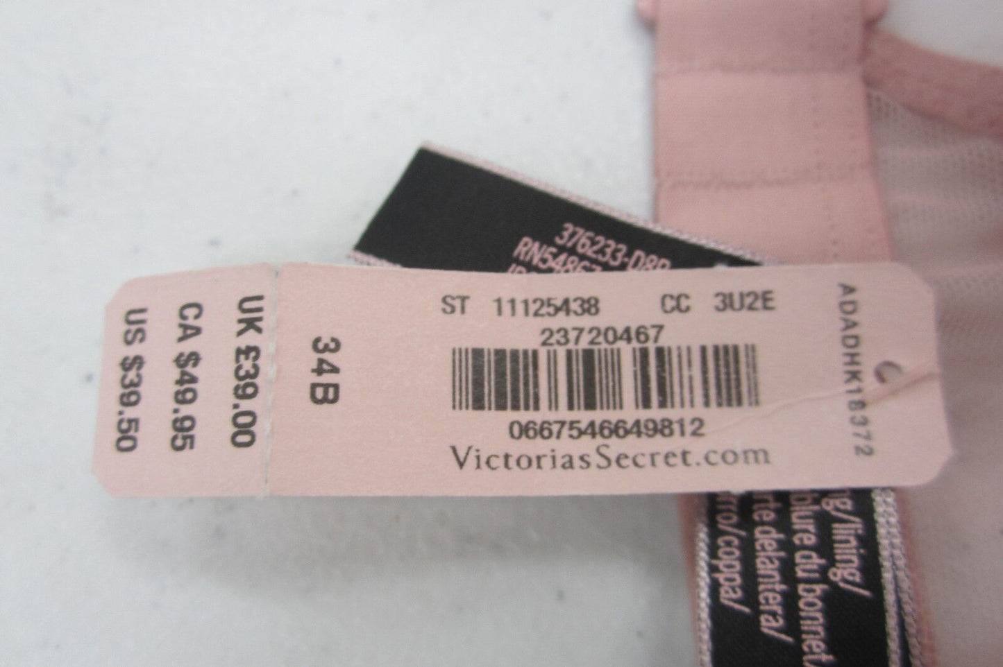 *NWT* Victoria's Secret Very Sexy Lace Unlined Plunge Bra Size 34B