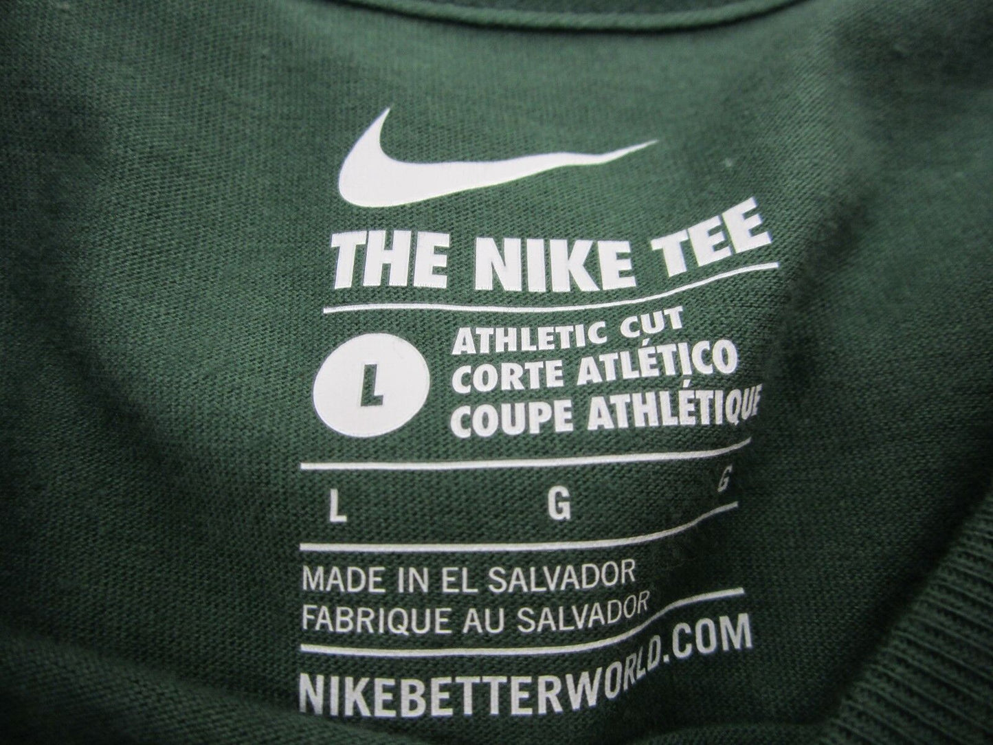 NEW Nike Regular Fit University of Baylor Bears Crewneck T Shirt Size Large