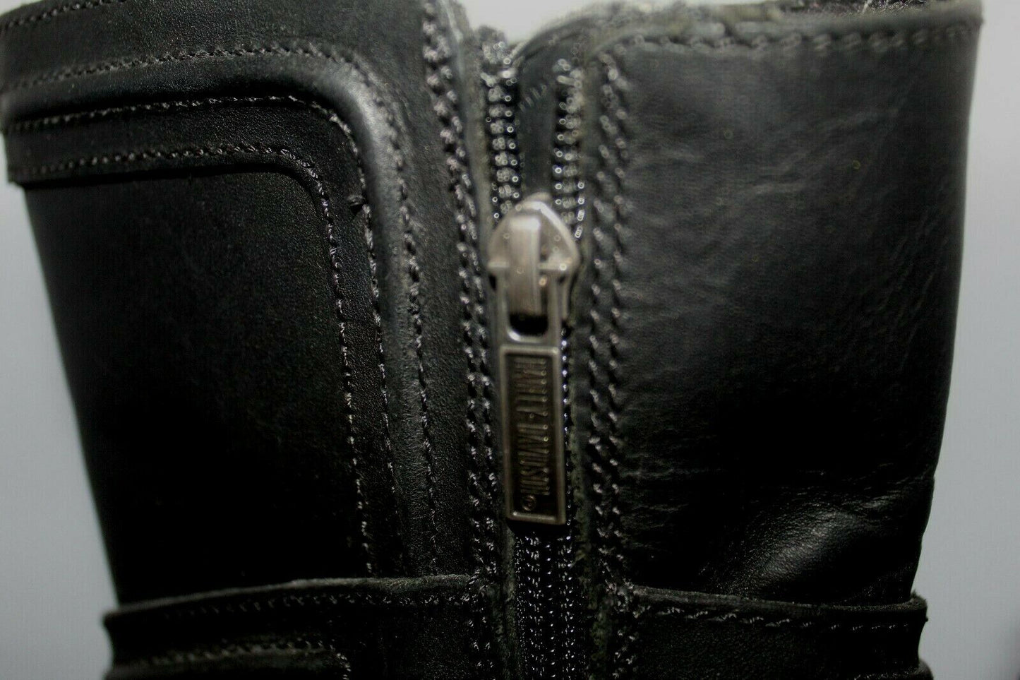 *MINT* Harley-Davidson Womens 6.5 Chantay Black LEATHER High Cut Boot-87012-EUC