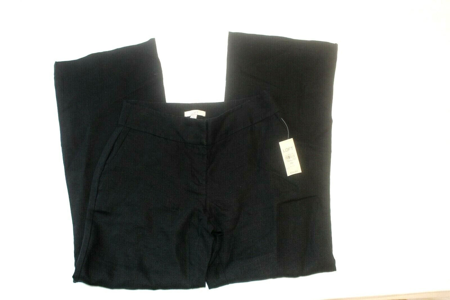 *NWT* $59. Women's Loft Marisa Straight Fit Black Trouser Size 2 Petites