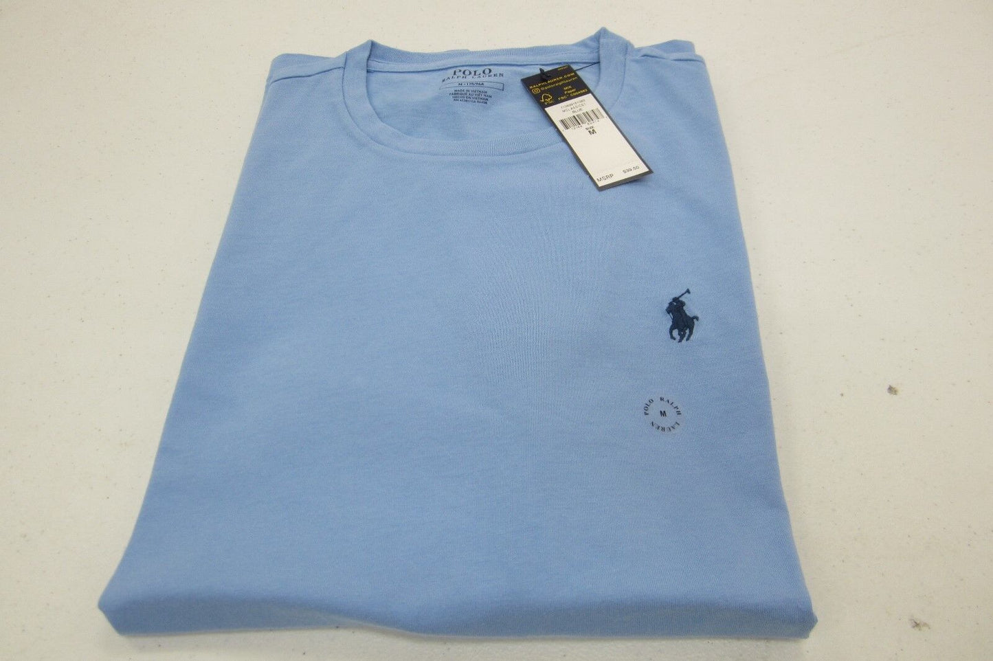 Polo Ralph Lauren Unisex T Shirt Brand New With Tag CREWNECK Tee Siz Med