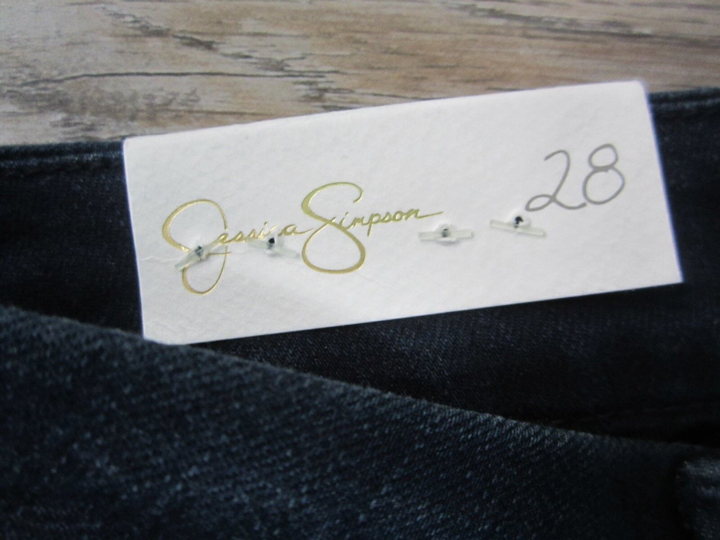 NWT Jessica Simpson Jeans Size 28 X 34 Uptown Slim Flare Freesia Blue Denim