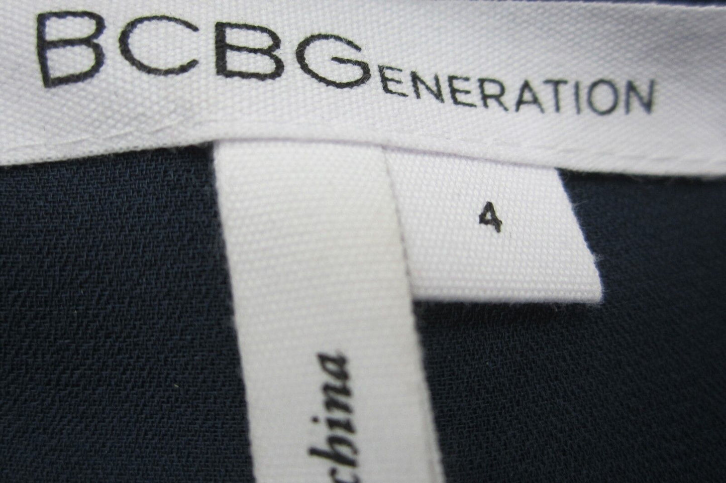 *VERY NICE* BCBGeneration Womens Blue One Shoulder Dress Size 4