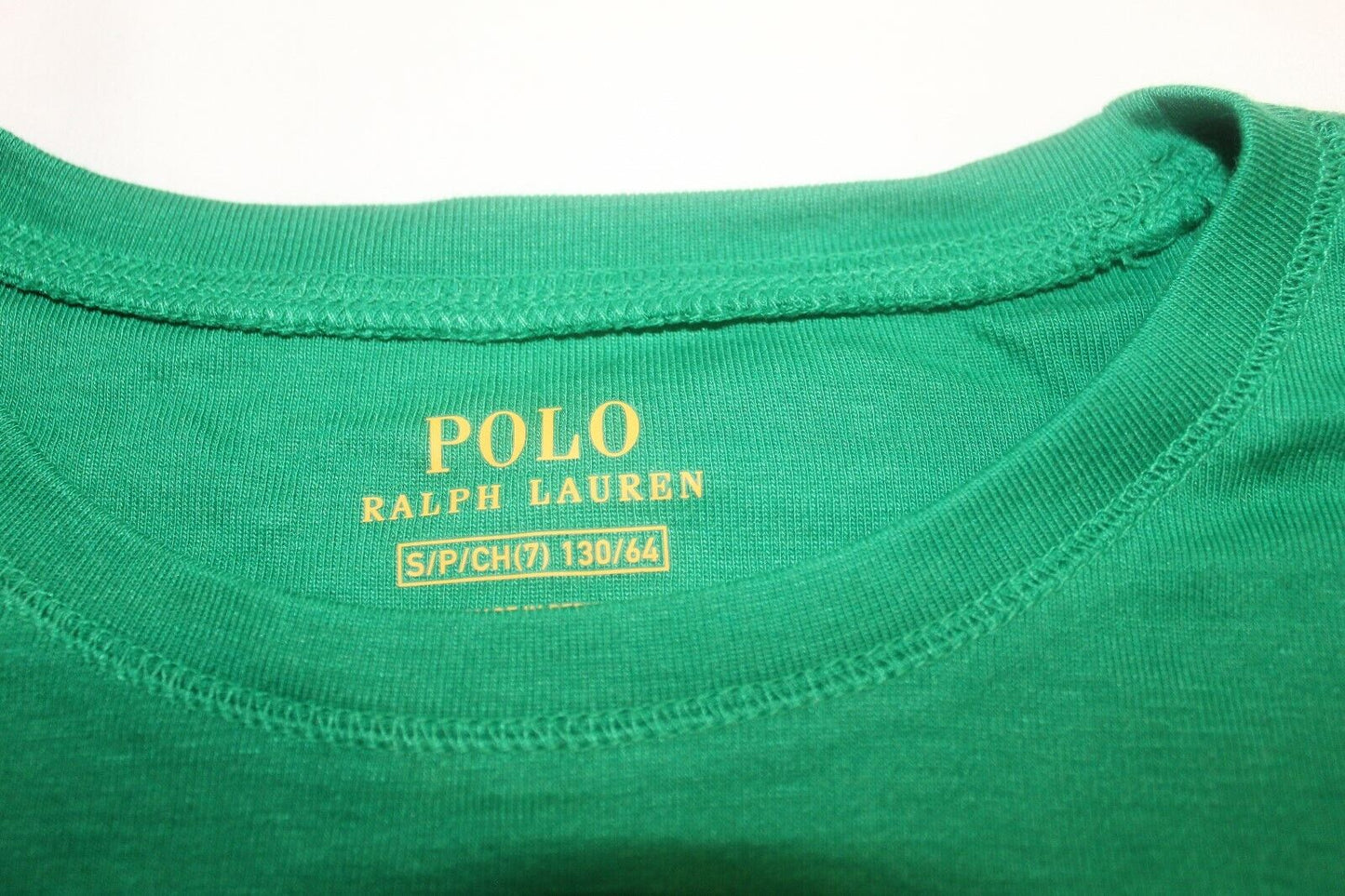 *NWT* Polo Ralph Lauren Green Crew Neck T Shirt Pony Logo Youth S (7)