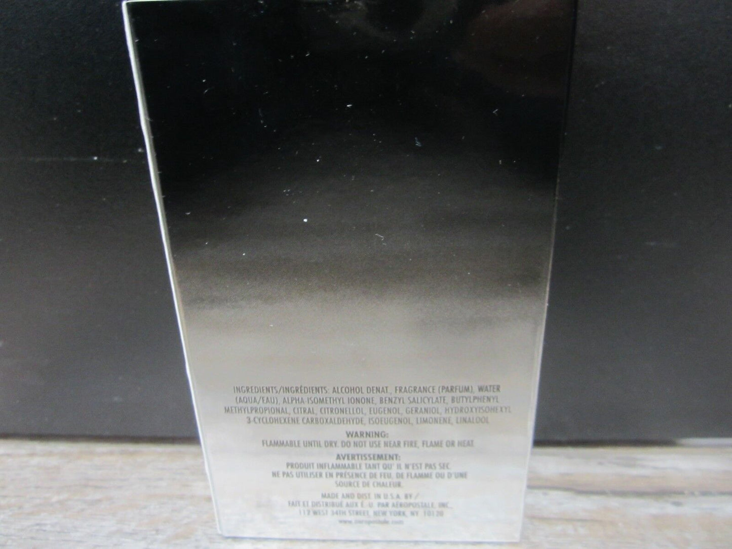 Rare Men's Aeropostale PRIME PLATINUM Eau de Cologne Perfume Spray 1.7 oz. - NEW