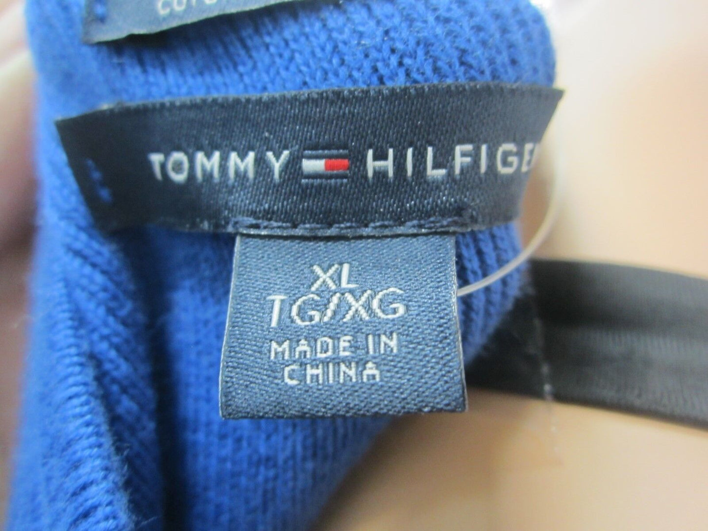 NWT Tommy Hilfiger Women's Crewneck Blue Stripe Sweater Size: XL