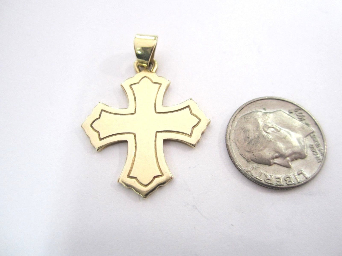 LARGE JAMES AVERY RETIRED 14K Passion Cross PENDANT