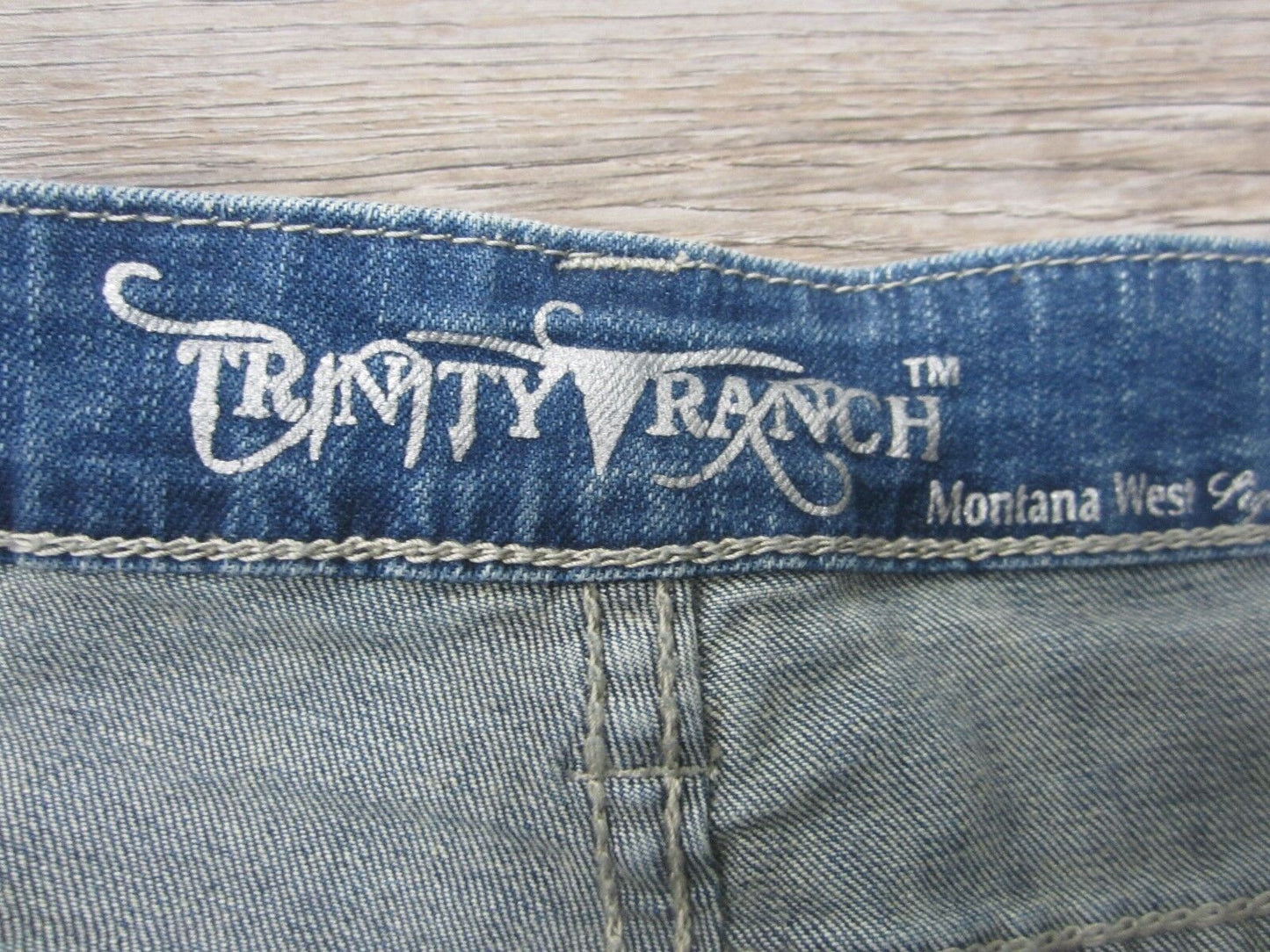 NWOT Montana West Trinity Ranch Boot Cut Jeans BLING Western Jeans 32 X 34