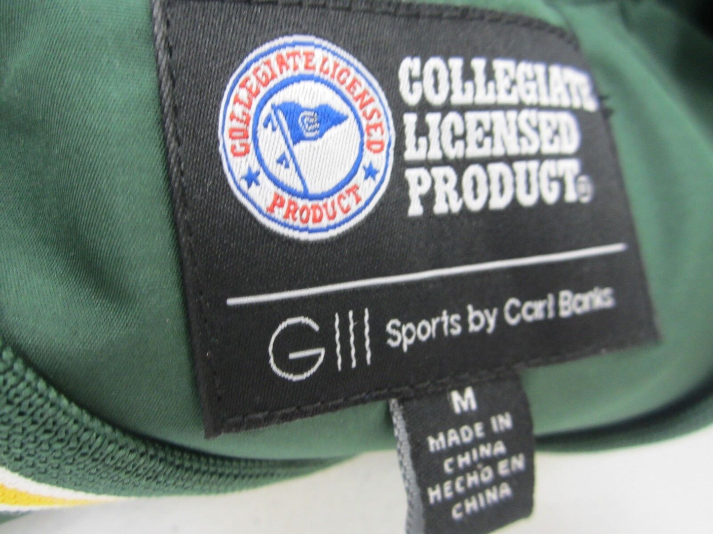 NEW GIII SPORT CARL BANKS BAYLOR UNIVERSITY EMBROIDERED PULLOVER JACKET Sz Med