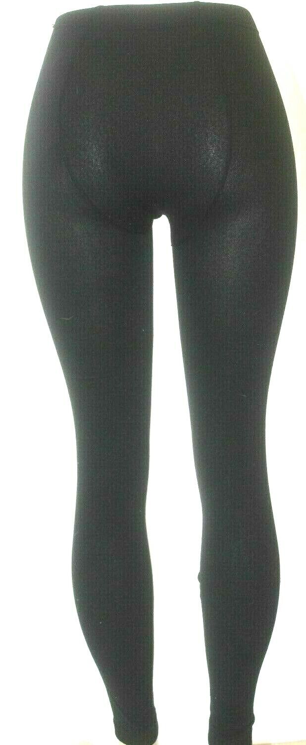 *NWOT* Nicole Miller Black Women's Black Thick Warm Leggings Size Small / Med