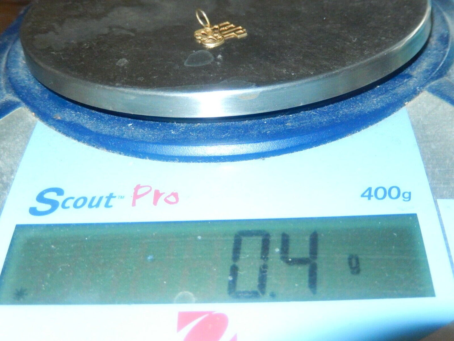 14K Yellow Gold Number 84 Pendant