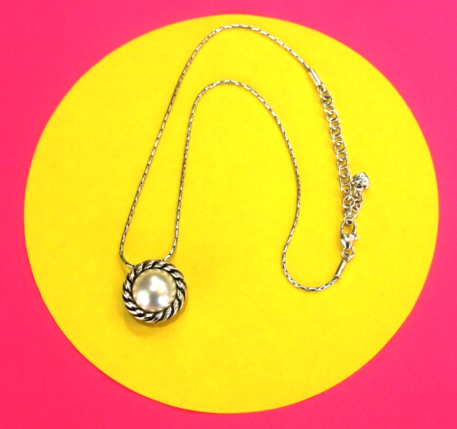 Brighton Pearl Magic Reversible Crystal Necklace