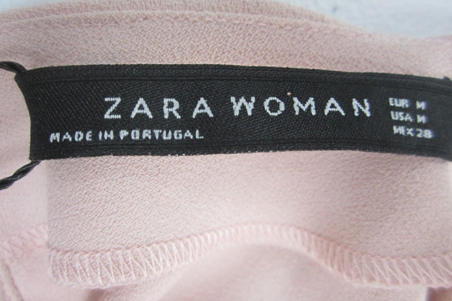 *NWT* ZARA WOMAN - ELEGANT & CLASSY - Solid Dress With 3/4 Sleeves Sz M