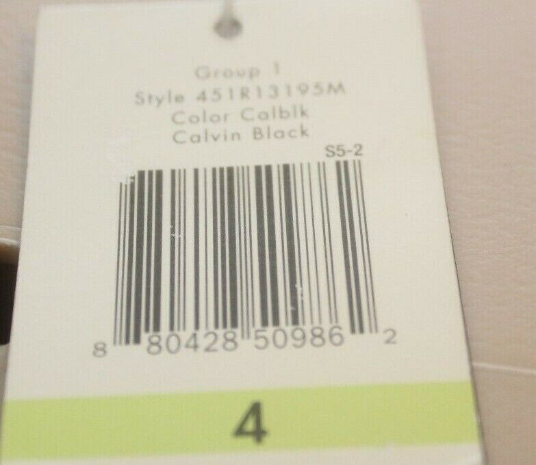 *NWT* $165. CALVIN KLEIN Womens Black Velvet A-Line Flare Skirt Size 4