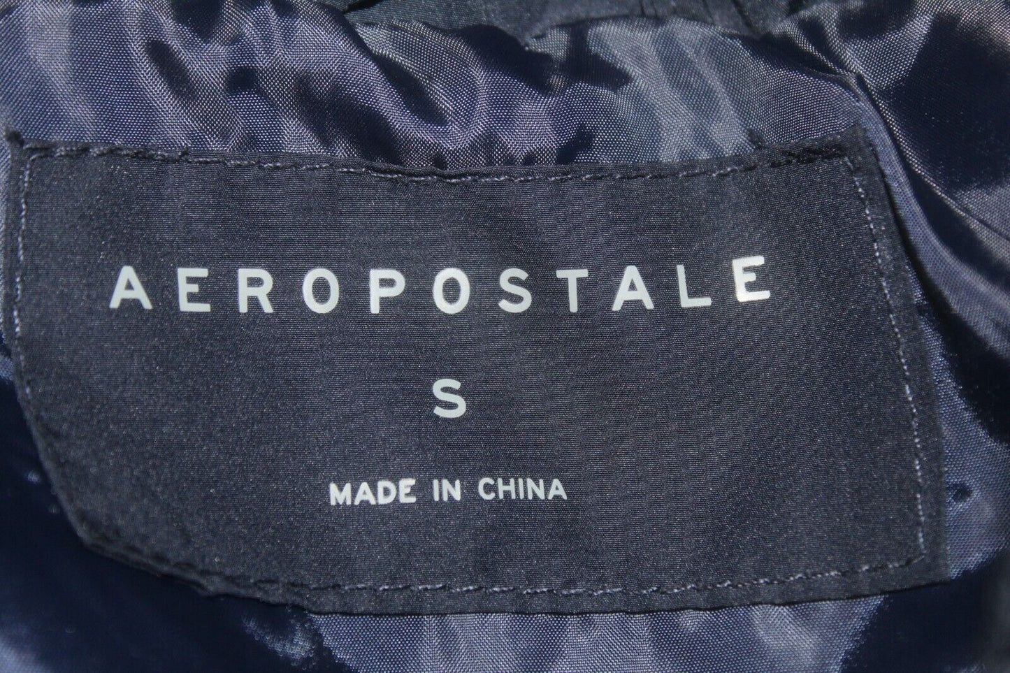 *NEW* Aeropostale Vest Women's Solid Quilted AERO Puffer Black Vest Sz Small