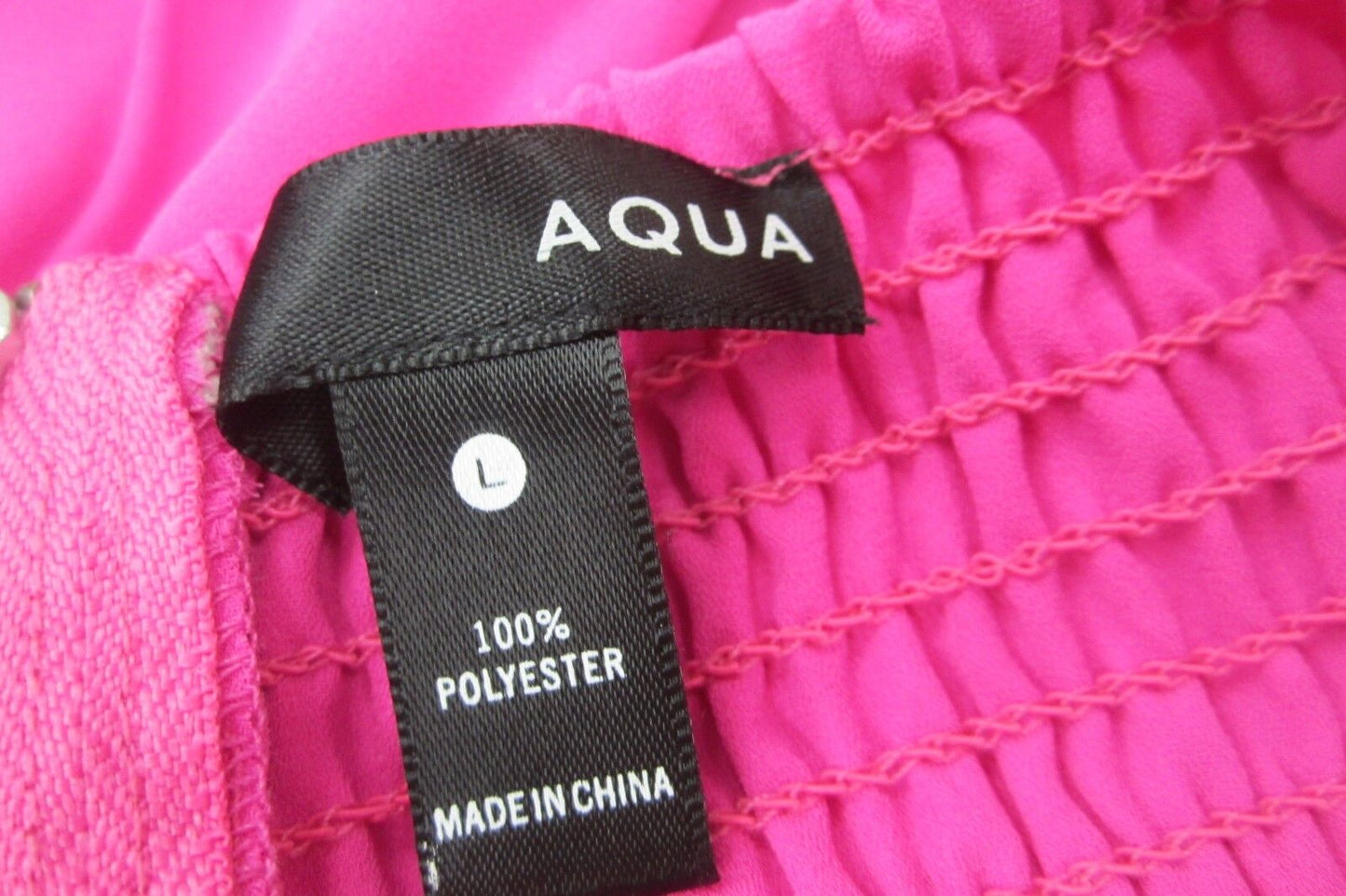 *NWT* ($118.00) AQUA SUPER CUTE Strapless Fully Lined Dress Size Large