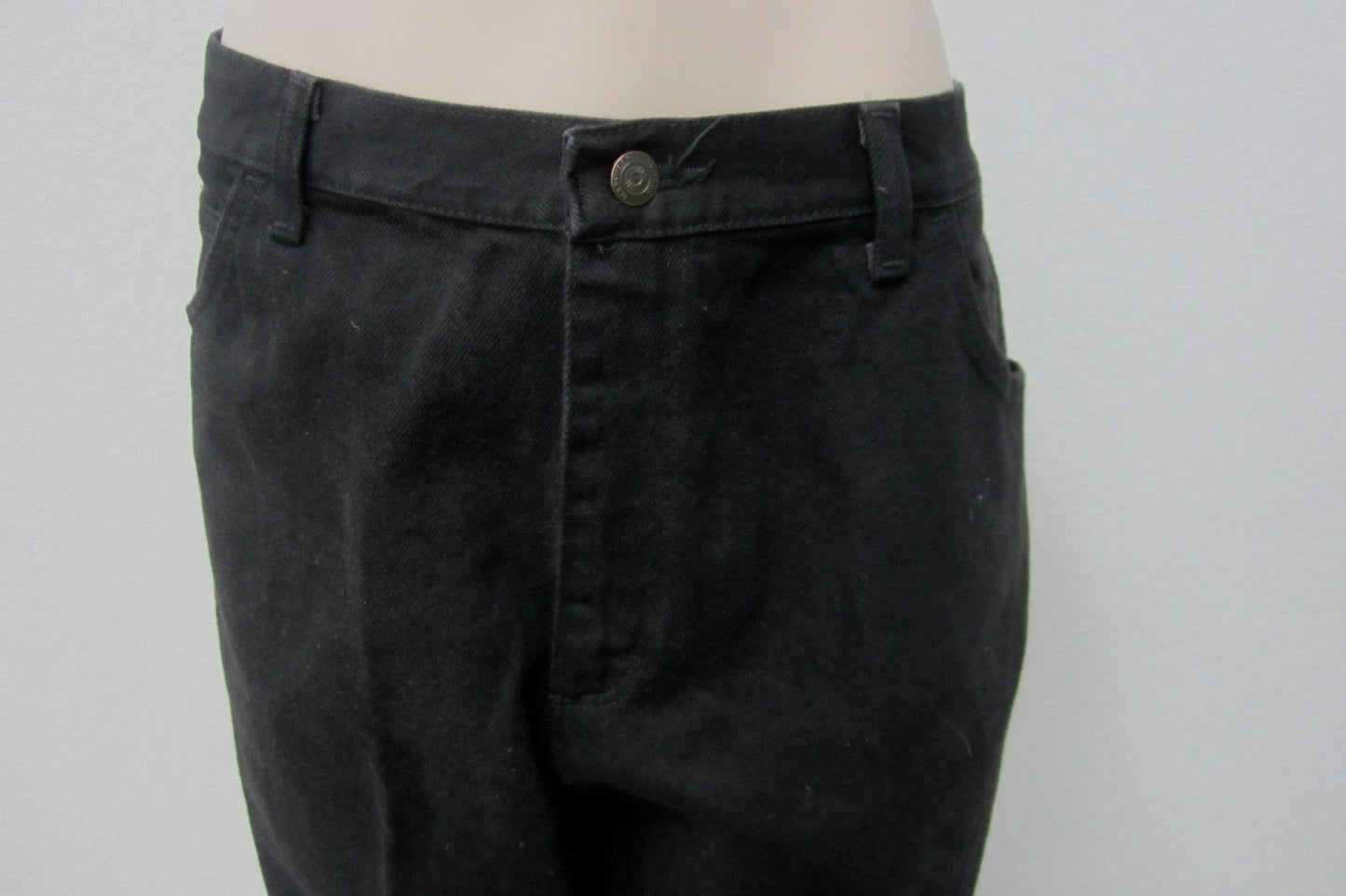 *NWT* NEW Gitano Black Jeans Relaxed Fit Made in USA Cotton Size 18 x L32