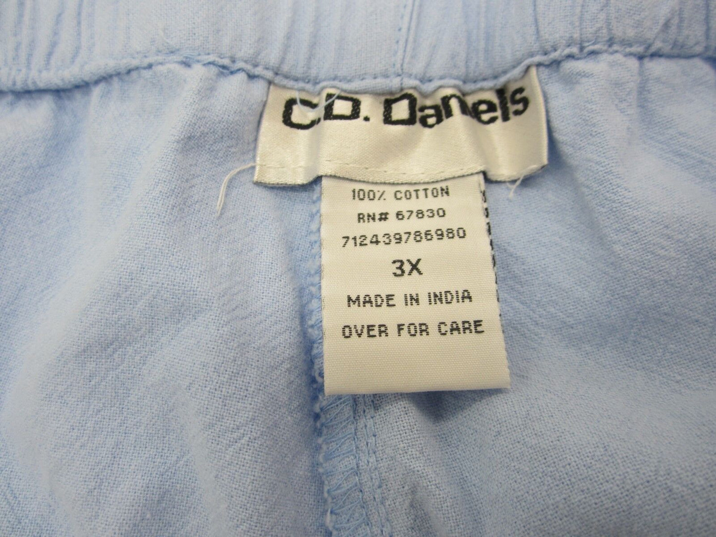 NWT C D Daniels Tummy Reducer Stretch Waist Capri Pants Womens Sz 3X (20) x 20L