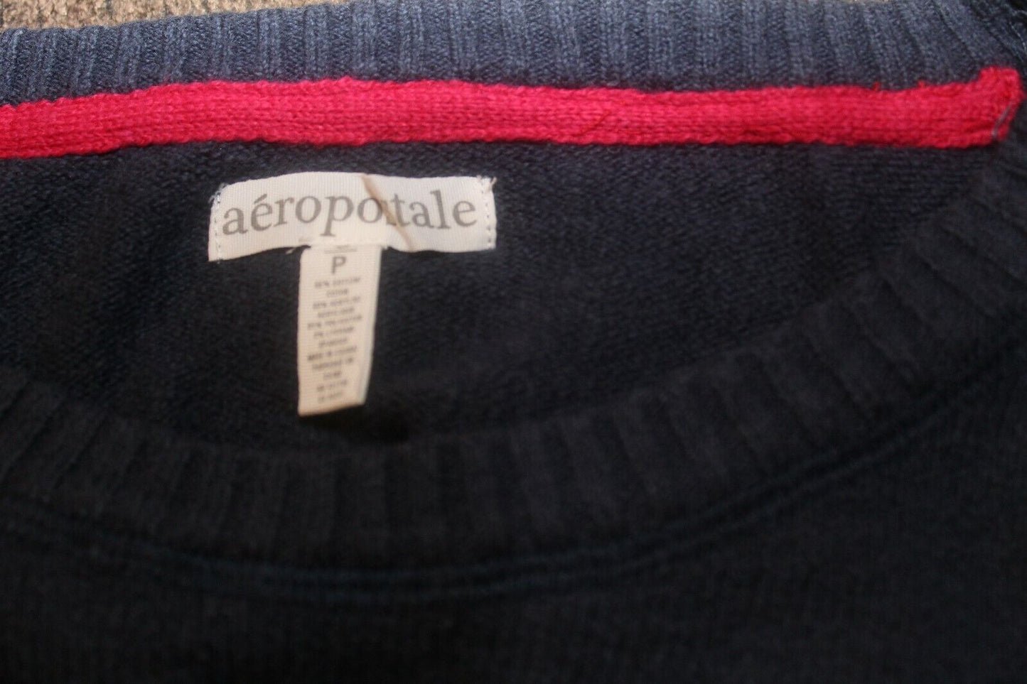 Aeropostale Cropped Long Sleeves Sweater SUPER CUTE Sz S/P