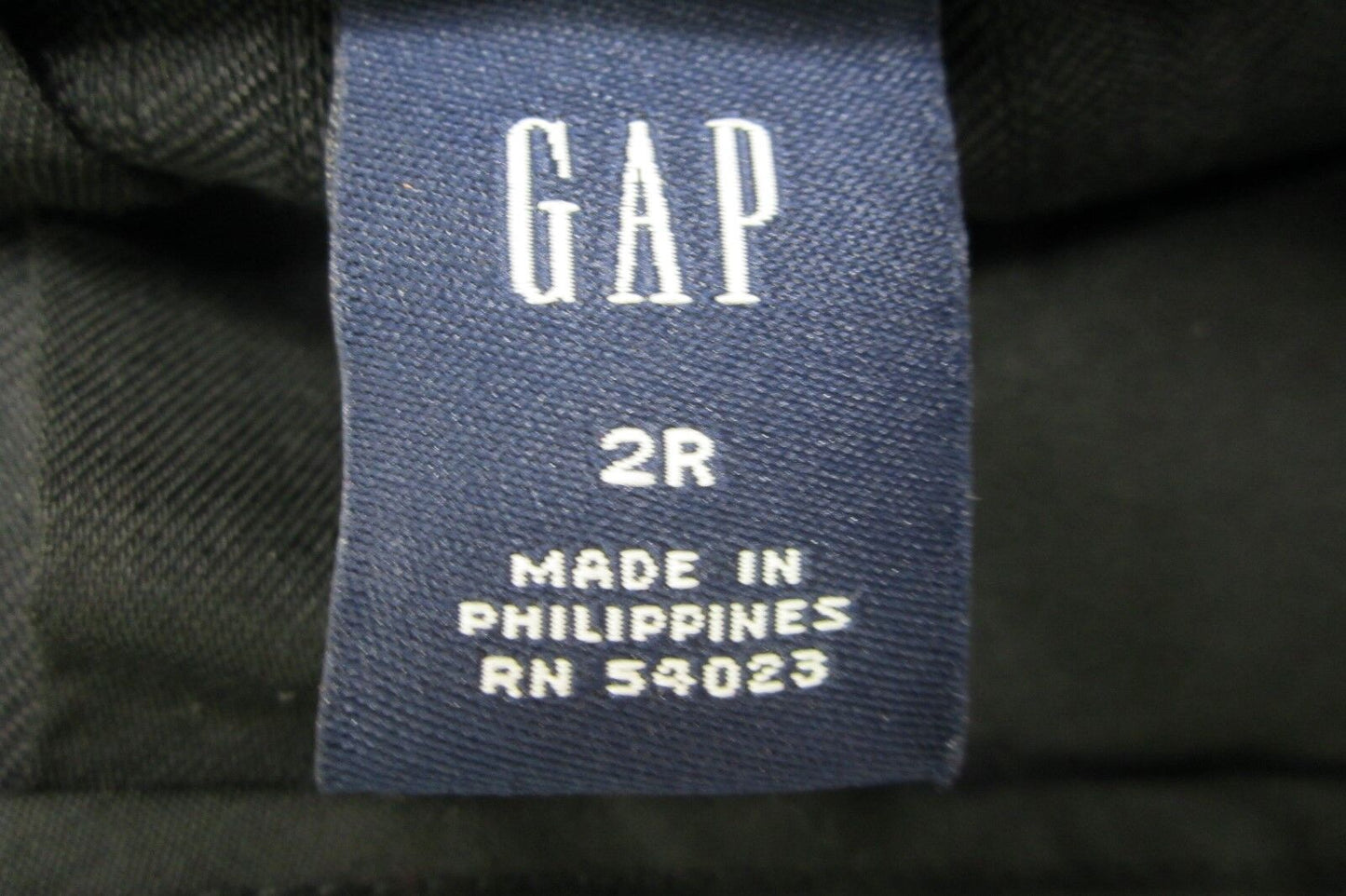 *NWT* Women's Gap Classic Fit Cuffed Black Trousers Size 2R x 30"L