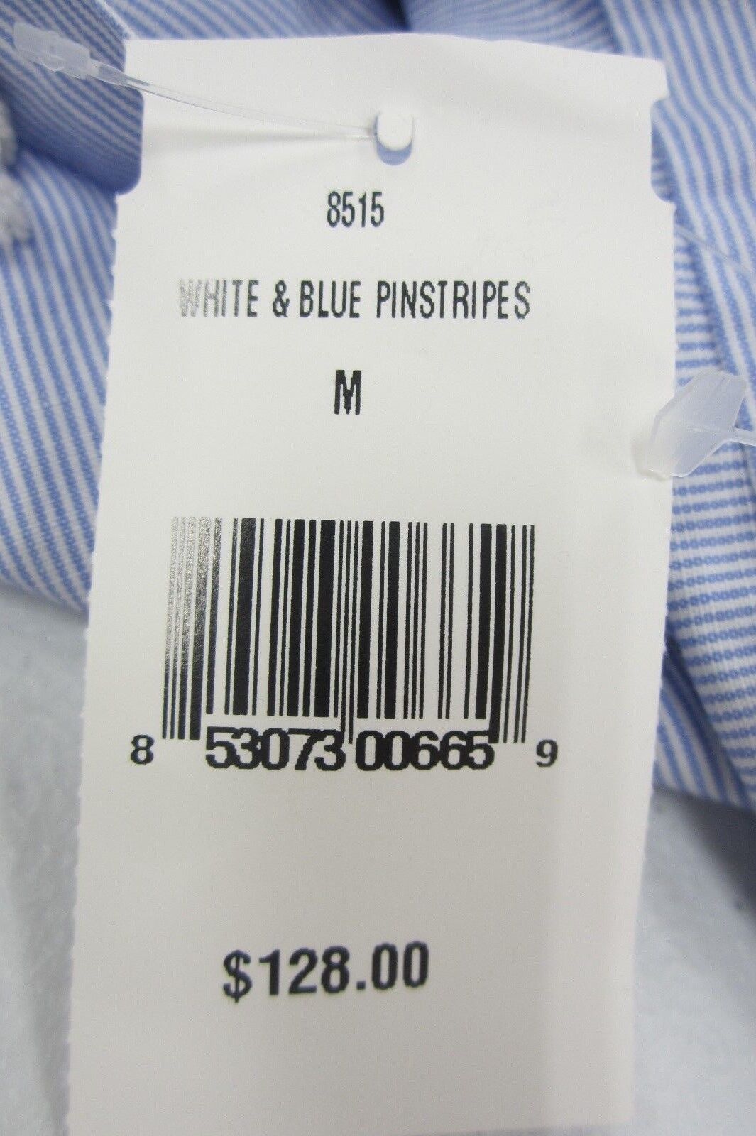 *NWT*$128 The Blue Shirt Shop Bowery & Bleeker Blue Striped Button Down Sz M