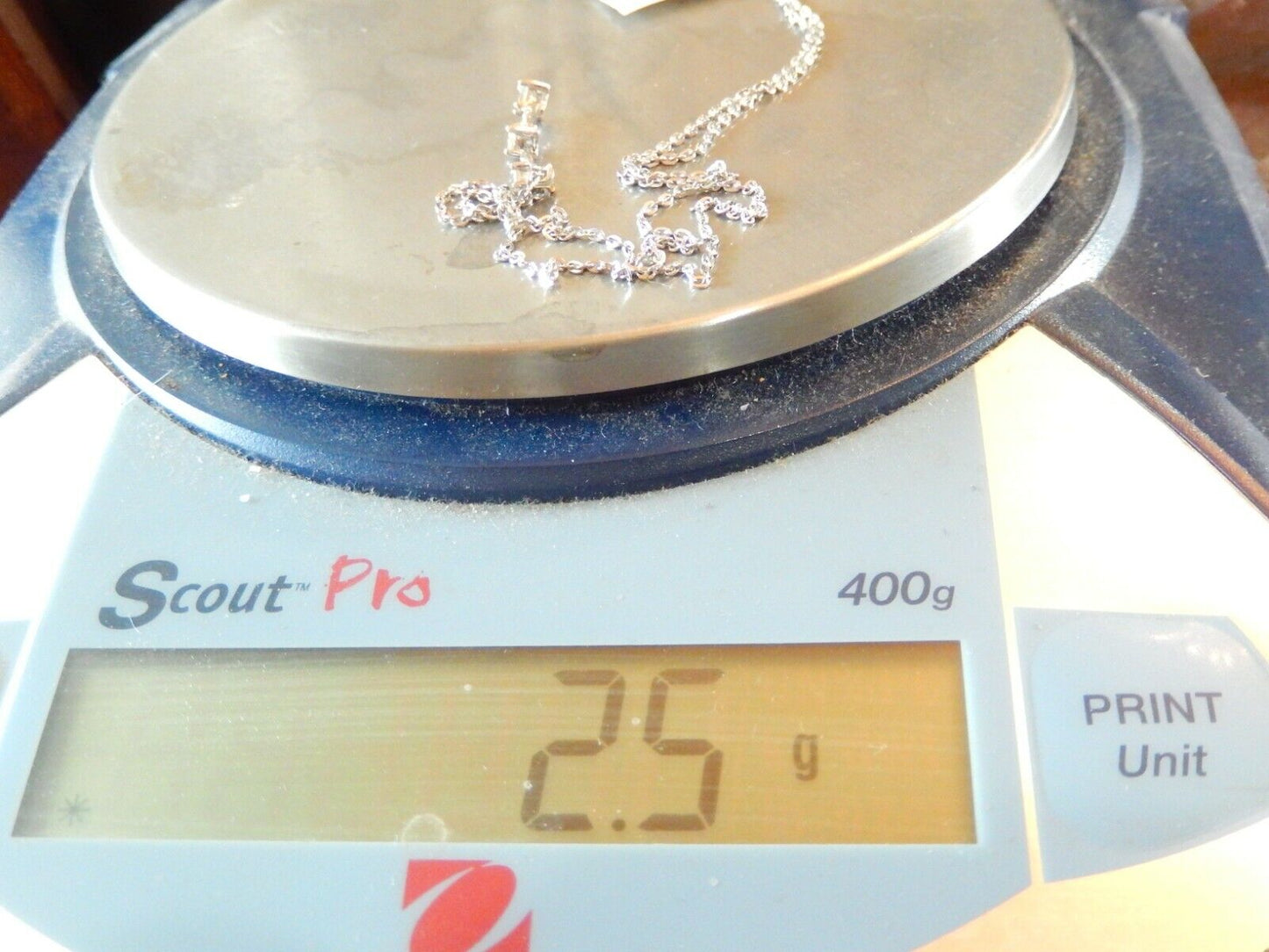 *NWT* 14K White Gold Past Present Future 1/3 Carat Diamond Pendant w/18" Chain