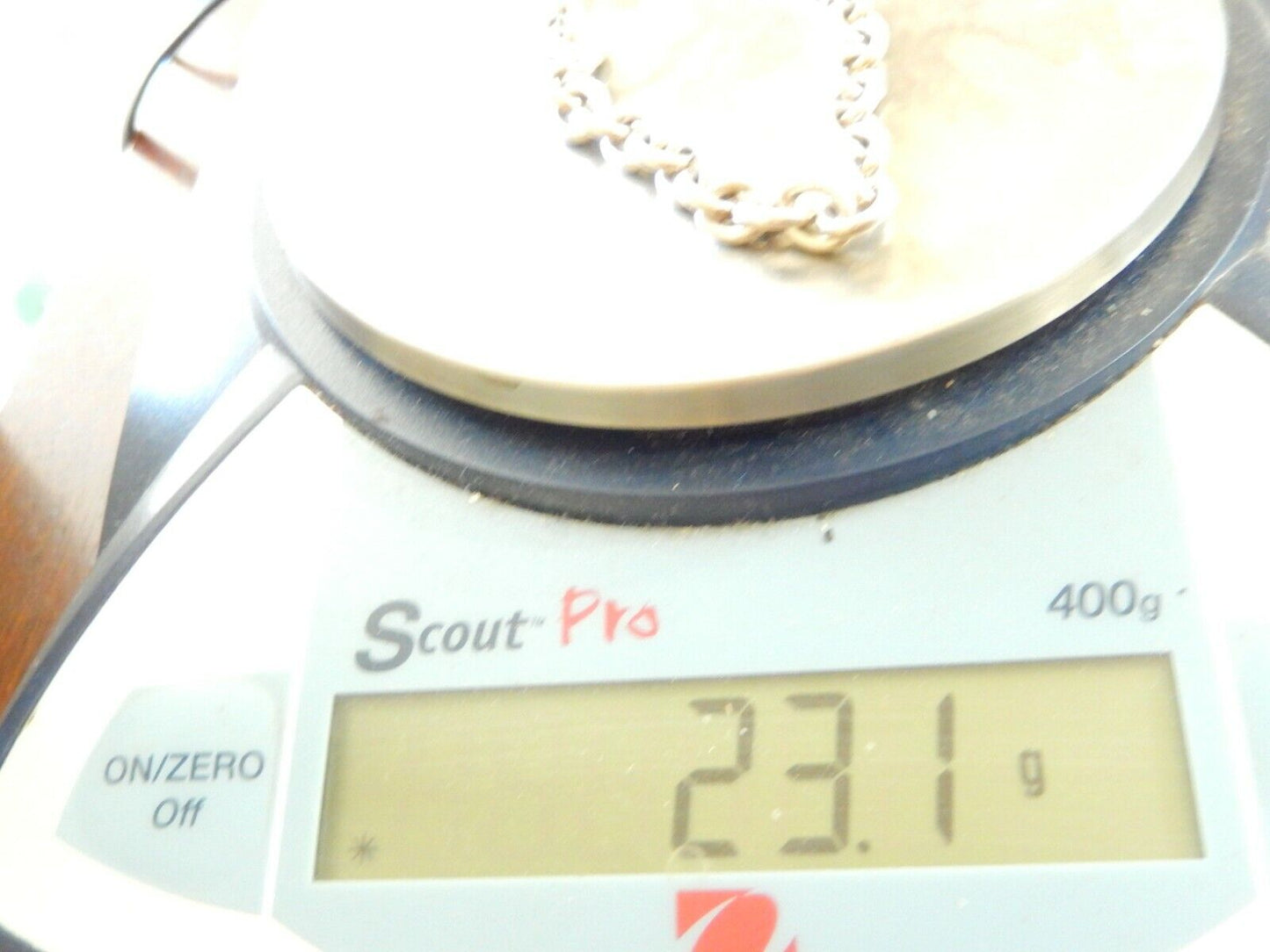 JAMES AVERY - Heavy Thick Sterling Silver Classic Cable Charm Bracelet - 7"