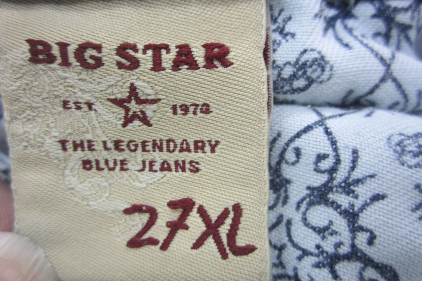 *NICE* Big Star Maddie Mid Rise Fit Blue Jeans Womens Size W27 x L32