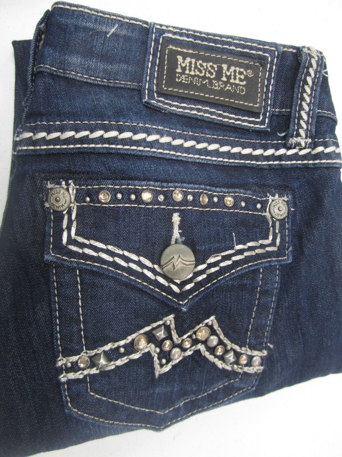 NWOT MISS ME Easy Capri JE1049EP3 Dark Jeans Womens 26 x 31