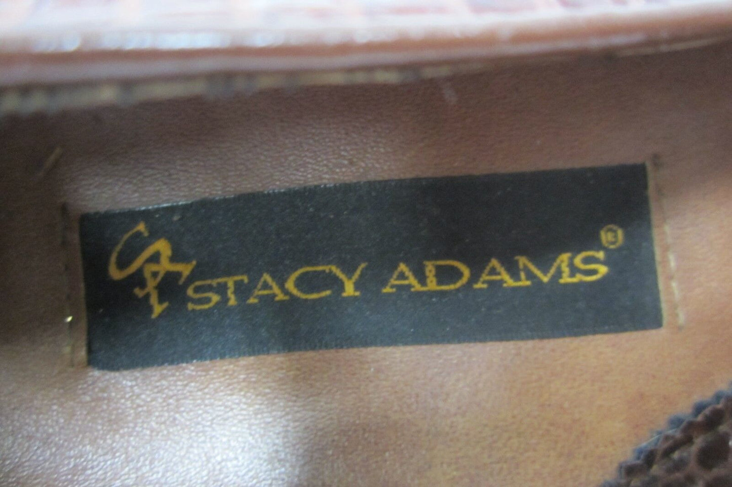 Stacy Adams Cognac 23121-03 Genuine Snake Skin Tassle Loafers Men's US 10.5 M