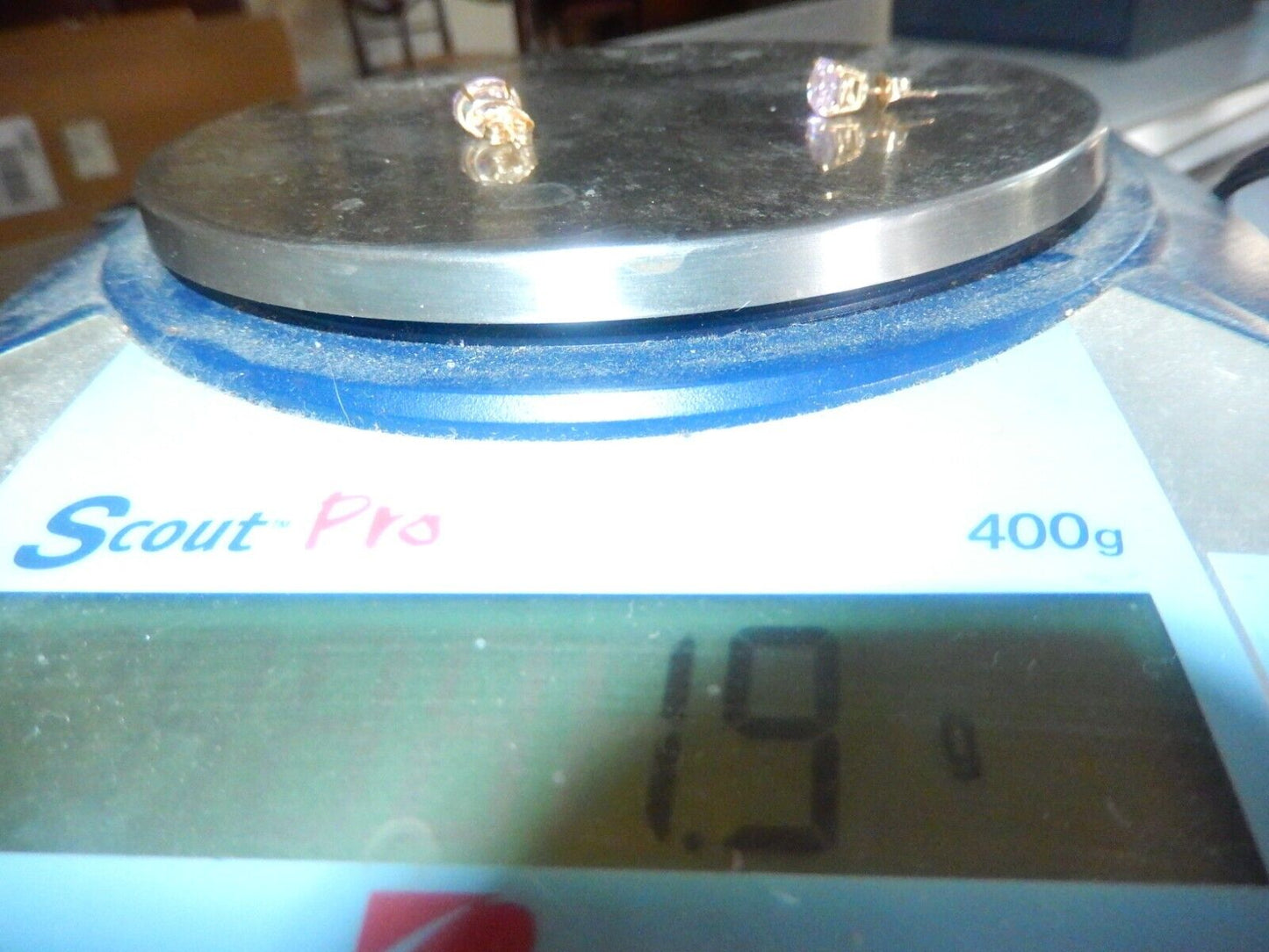 14K Yellow Gold 2.50 CT Lab-Created Pink Sapphire Stud Earrings