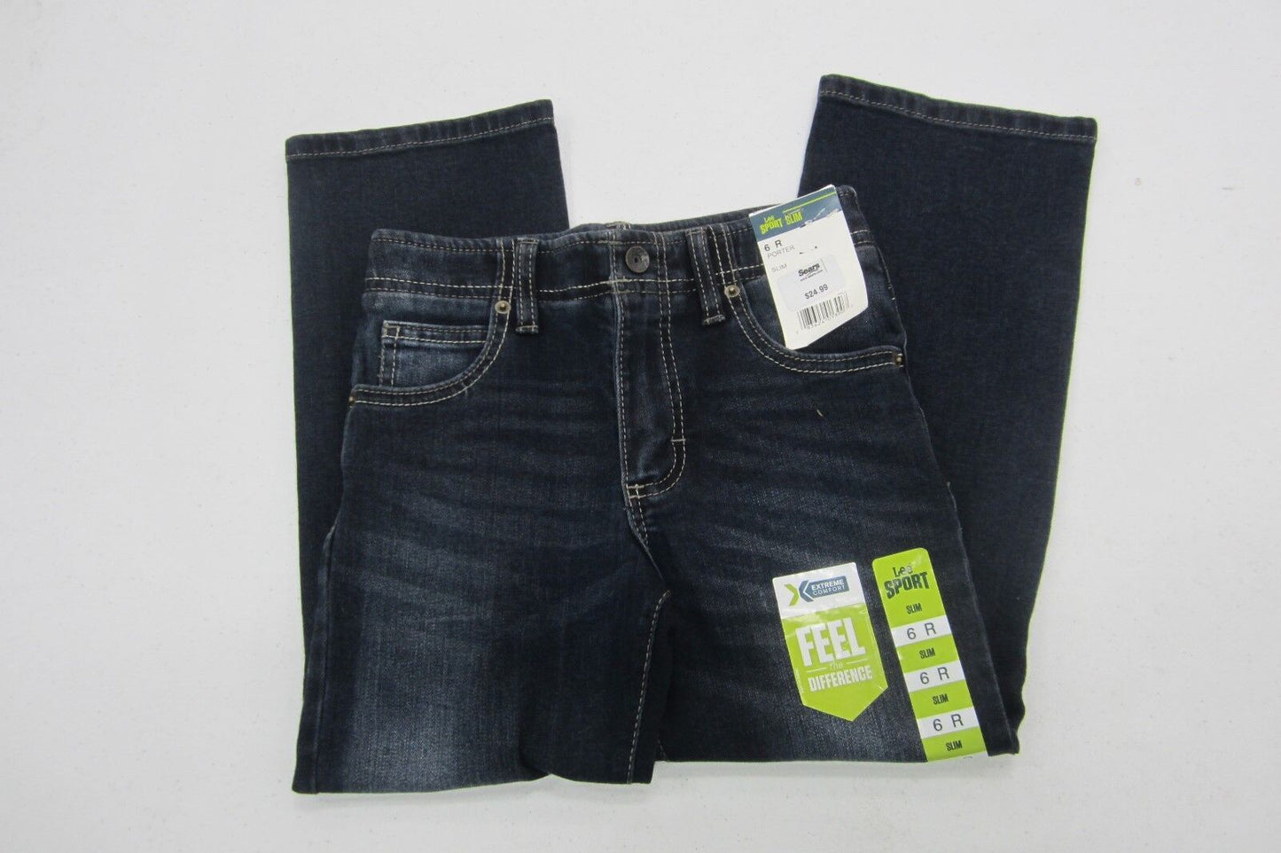 *NWT* Lee Sport Series Dark Wash Jeans Boys 6R Slim