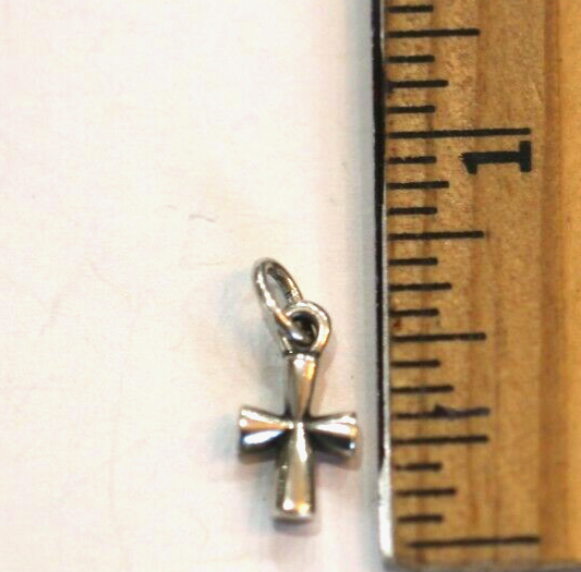 JAMES AVERY Sterling Silver ST TERESA Cross Charm 11/16"