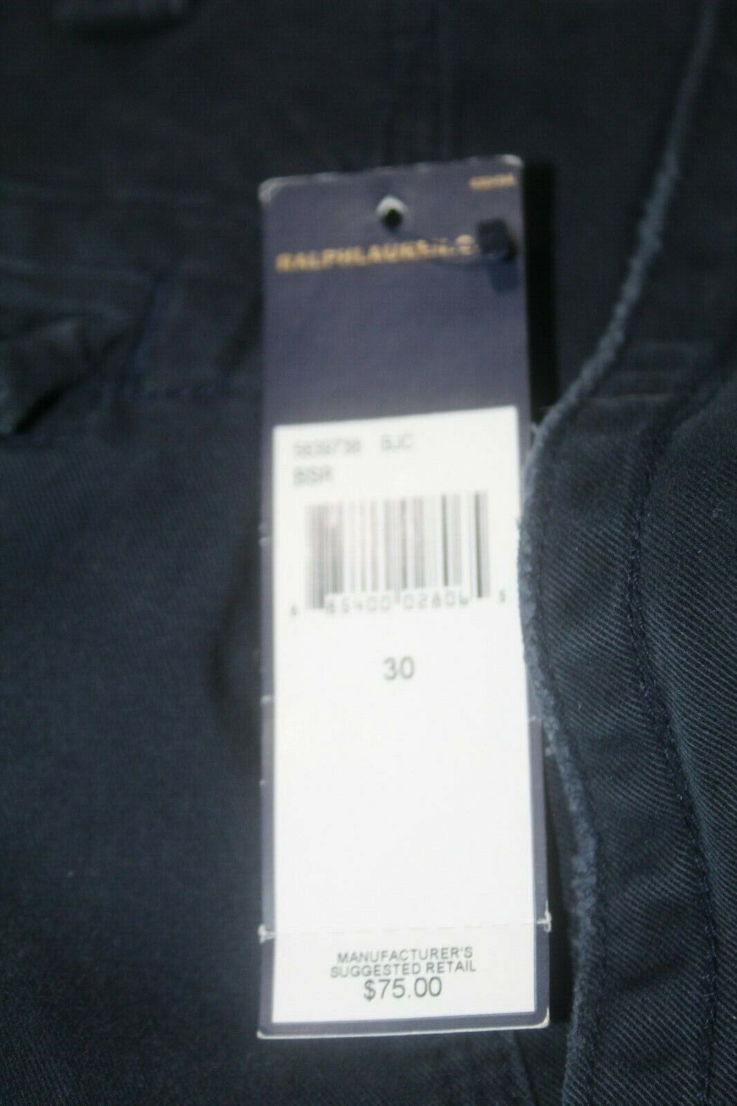 *NWT* Polo Ralph Lauren Size 30 The Gellar Fatigue Cargo Navy Shorts