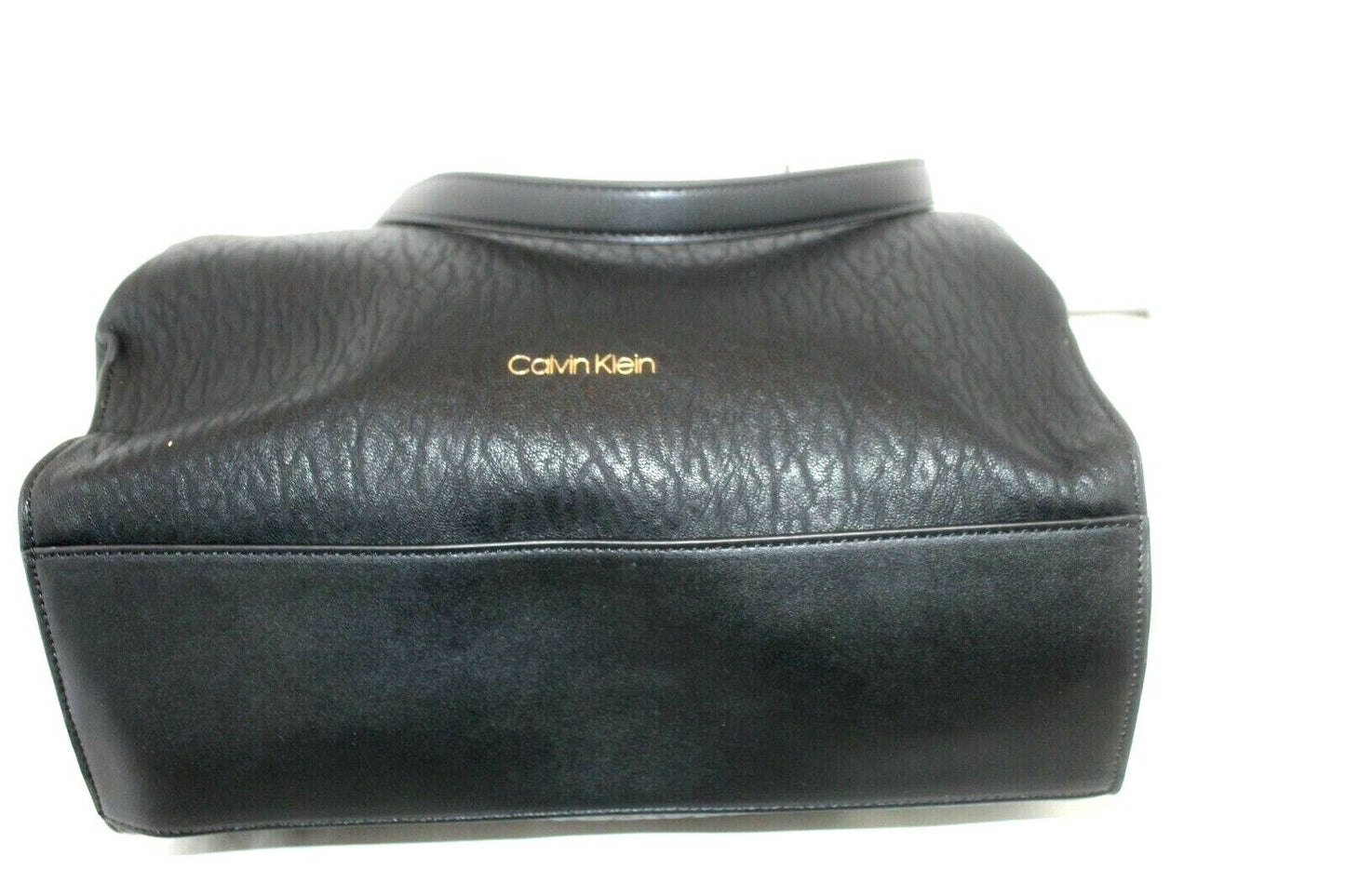 *NWT* $148. Calvin Klein Elaine 3-Compartment Medium Tote Black Leather