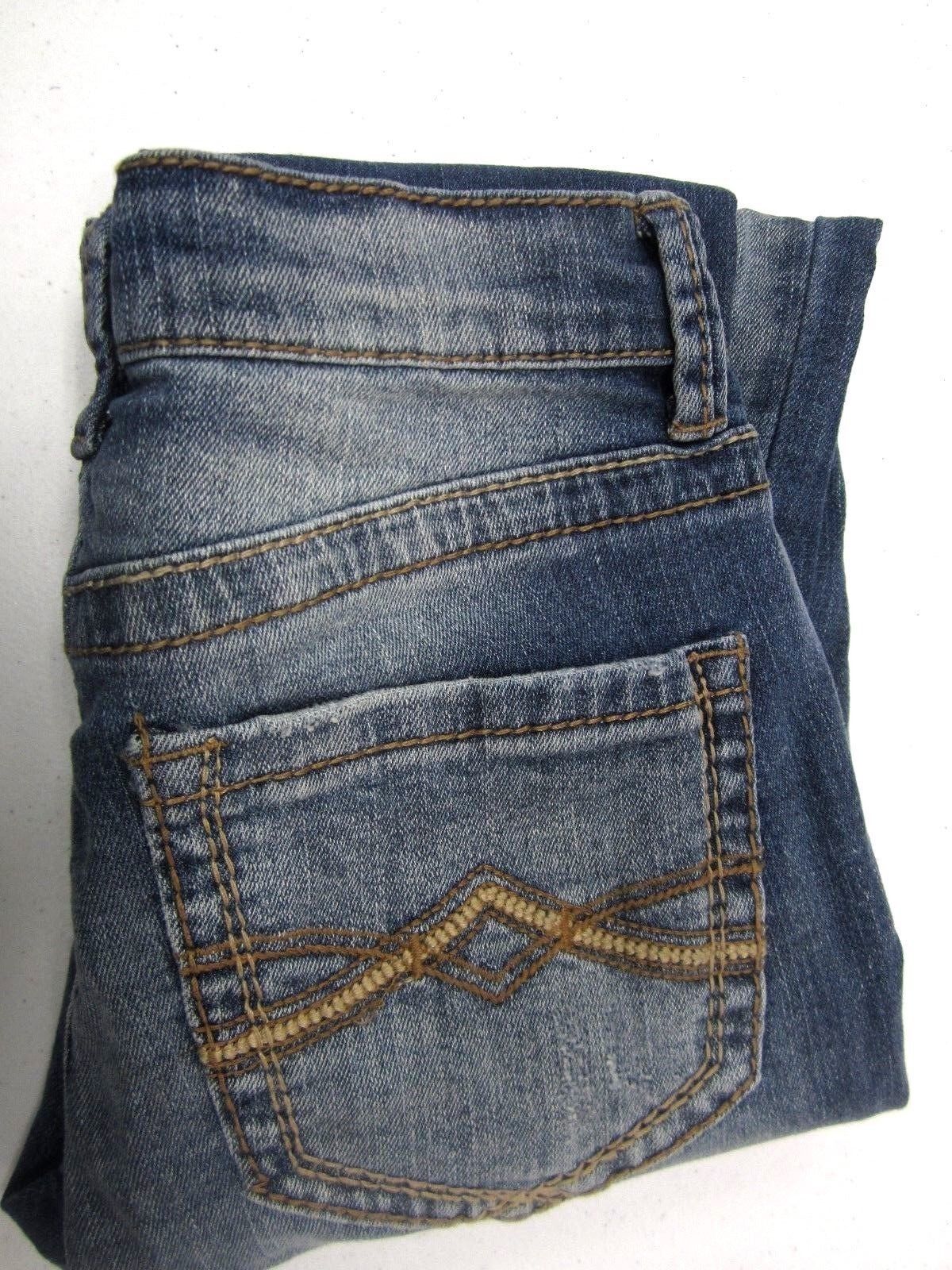 NEW! "Mudd" Sexy Low-Rise Jeans Skinny Leg Destructed Jeans Size 0 x 31