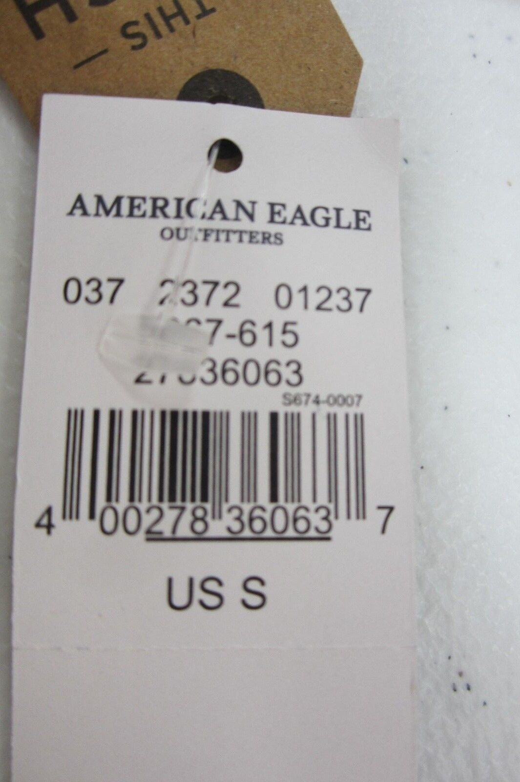 *NWT* American Eagle Soft and Sexy Short Sleeve Pink Wash Top Size S/P