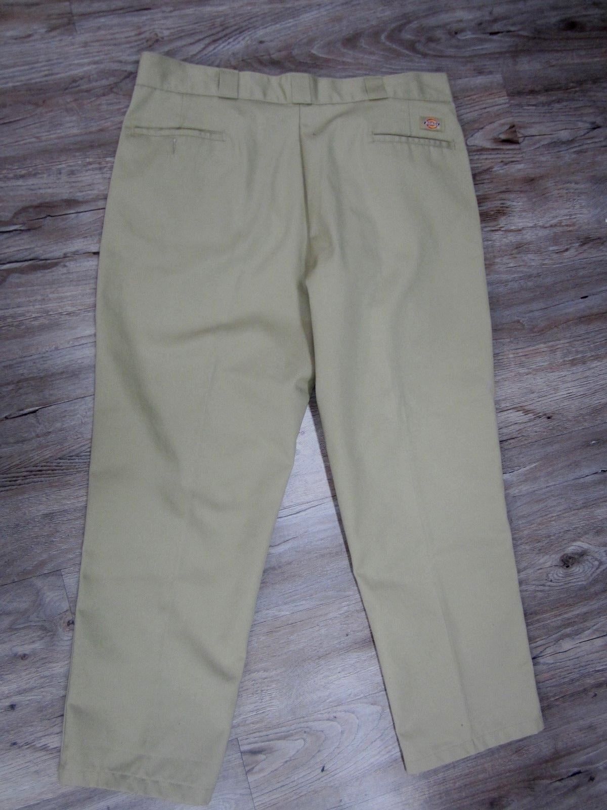 DICKIES 874 MEN WORK PANTS ORIGINAL CLASSIC FIT KHAKI SIZE 42 X 30